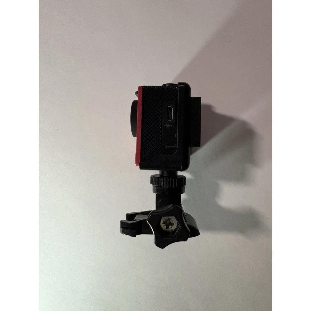 Vivitar Action/Still/Timelapse Cordless Camera Red/Black Case & Charger Included